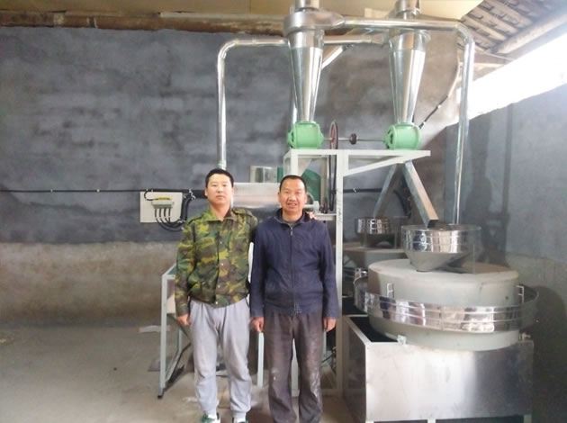 陜西李總石磨面粉機(jī)雙組